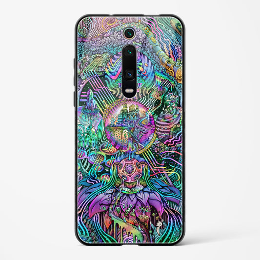 Trippy Galaxy  - Redmi K20 Glass Gripper Case