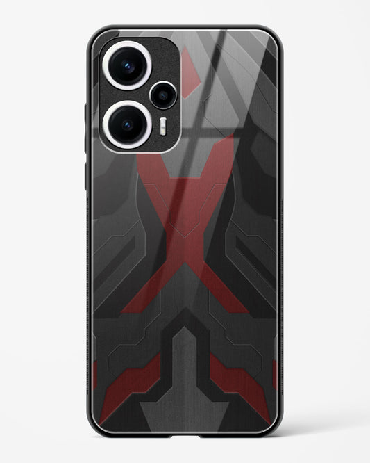 Ruby Rampage - POCO F5 5G Glass Gripper Case