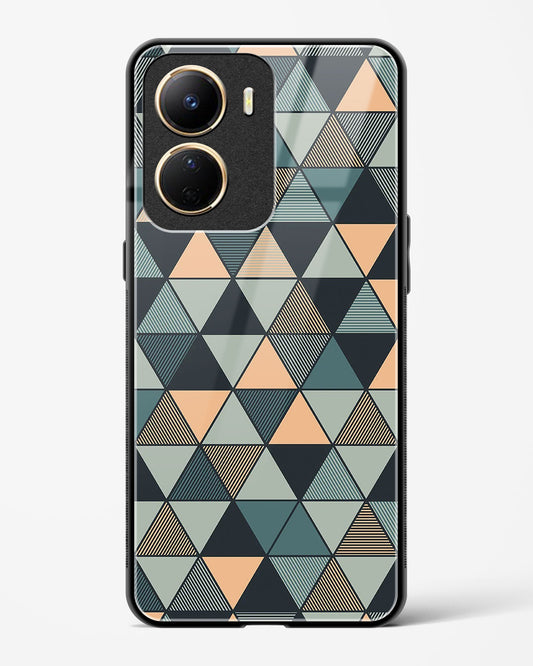 Triangle Mosaic - Vivo Y16 Glass Gripper Case