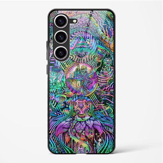 Trippy Galaxy  - Samsung Galaxy S23 Glass Gripper Case