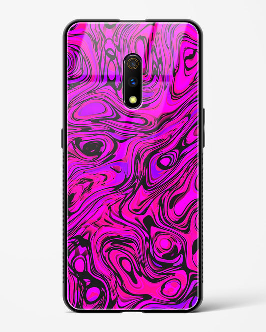 Colourful Liquid Vector - Realme X Glass Gripper Case