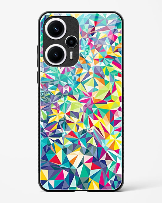 colorful geometric abstract - POCO F5 5G Glass Gripper Case