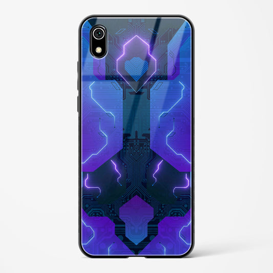 Electric Blueburst - Redmi 7A Glass Gripper Case