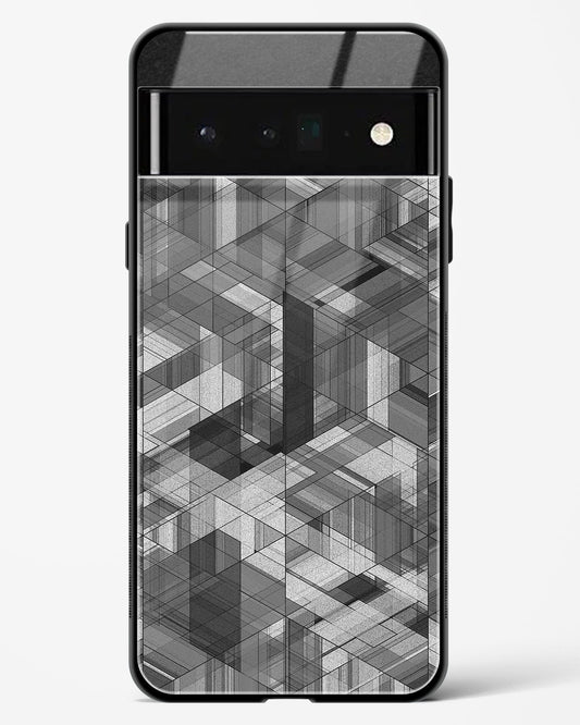 Black and White Glitch - Google Pixel 6 Pro 5G Glass Gripper Case