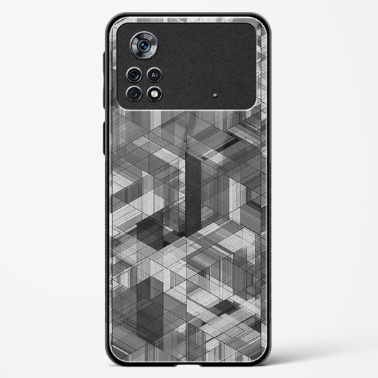 Black Diamond Grid - POCO X4 Pro 5G Glass Gripper Case