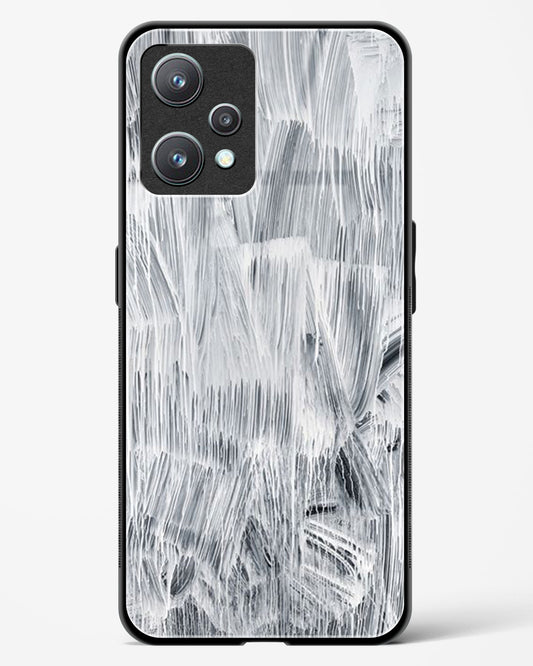 White Paint - Realme 9 4G Glass Gripper Case