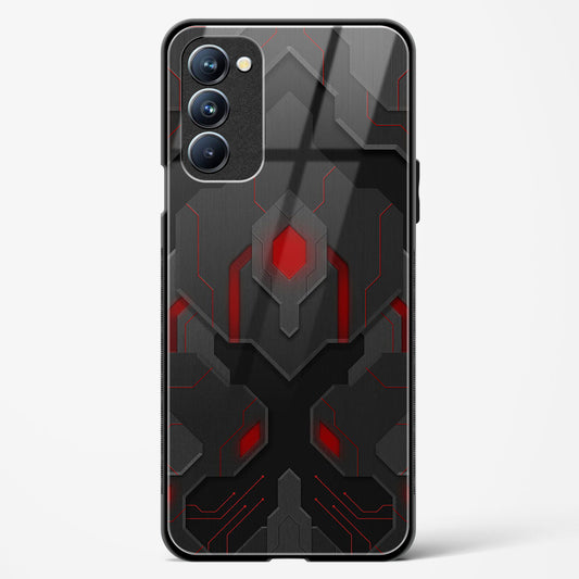 Obsidian Inferno - Oppo A55 5G Glass Gripper Case