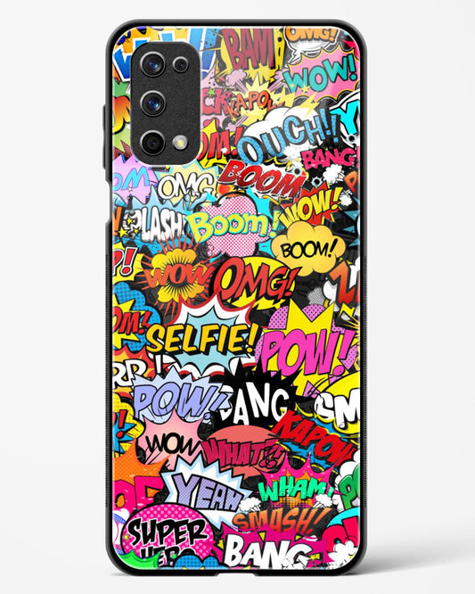 Comic Madness - Realme X7 Pro Glass Gripper Case