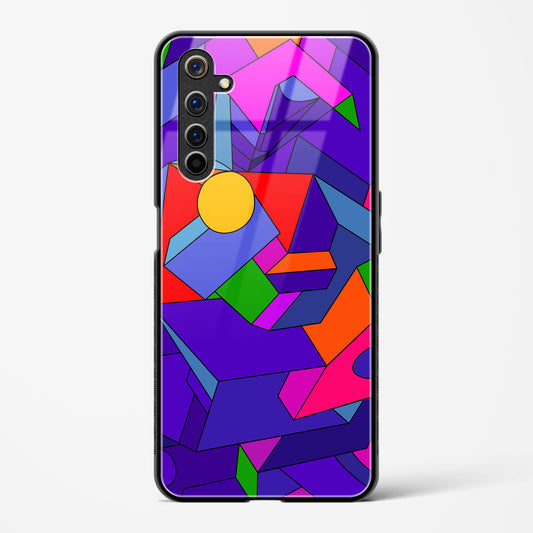 Geometric Chroma  - Realme 6s Glass Gripper Case