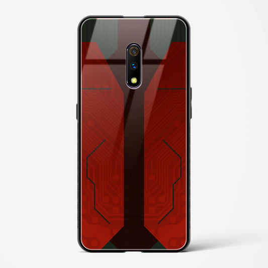 Scarlet Sentinel - Oppo K3 Glass Gripper Case