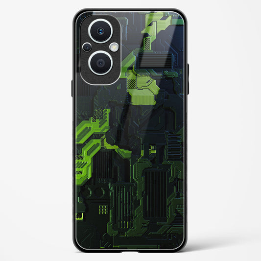 Shadowed Jade - Oppo F21 Pro 5G Glass Gripper Case