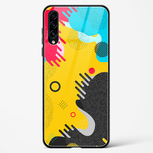 Boho Abstract - Samsung Galaxy A50S Glass Gripper Case