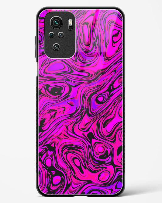 Colourful Liquid Vector - Redmi Note 10 Glass Gripper Case