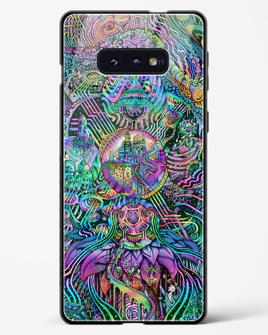 Trippy Galaxy - Samsung Galaxy S10e Glass Gripper Case