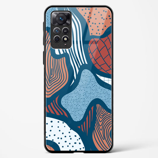 Doodle Waves - Redmi Note 11 Pro Plus 5G Glass Gripper Case