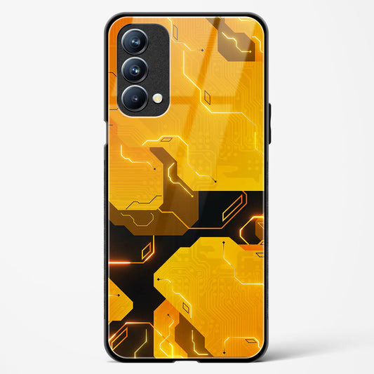 Solar Flare - Oppo A74 Glass Gripper Case