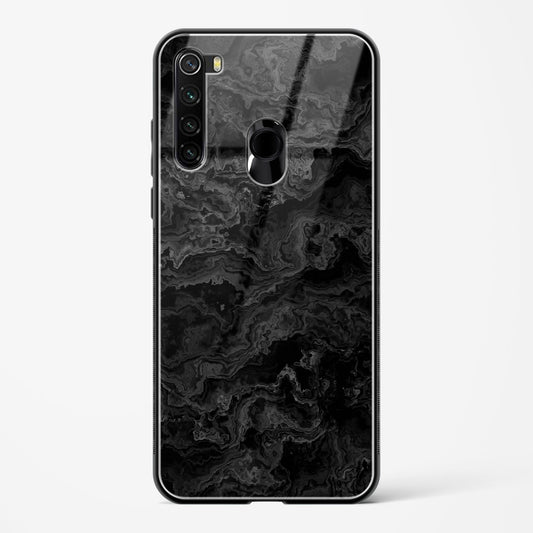 Charcoal Veil - Redmi Note 8 Glass Gripper Case