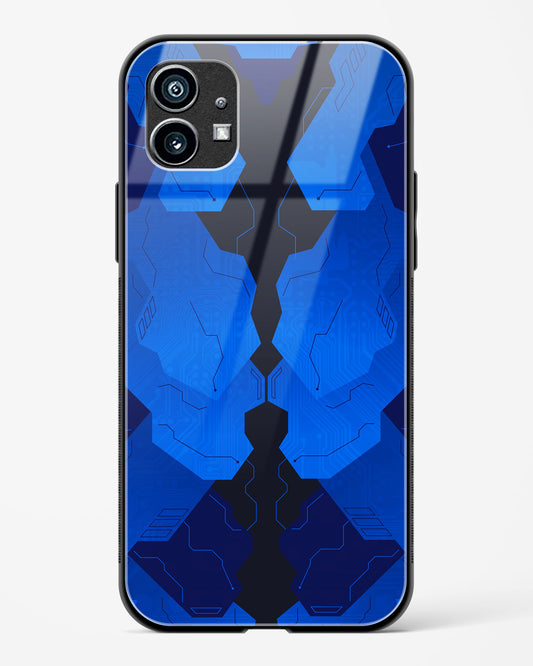 Blue Blitz - Nothing Phone 1 Glass Gripper Case