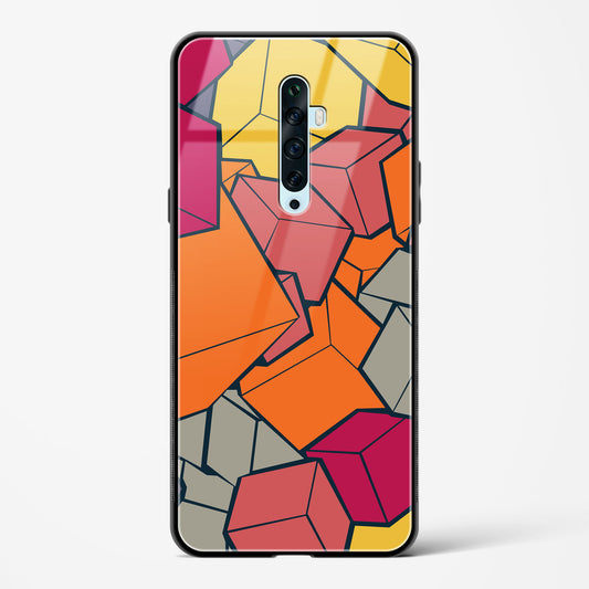 Cubic Blast - Oppo Reno 2F Glass Gripper Case