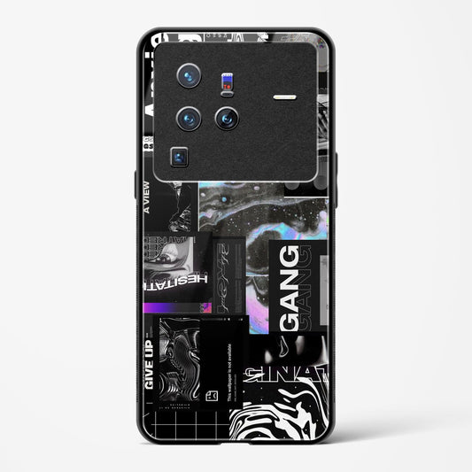 anxiety being - Vivo X80 Pro 5G Glass Gripper Case