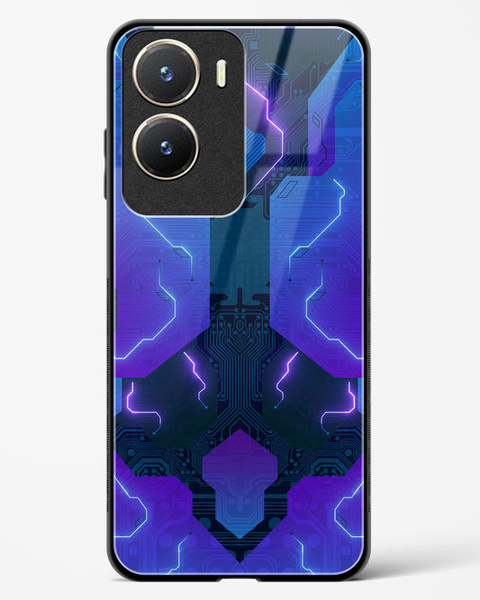 Electric Blueburst - Vivo T2x 5G Glass Gripper Case