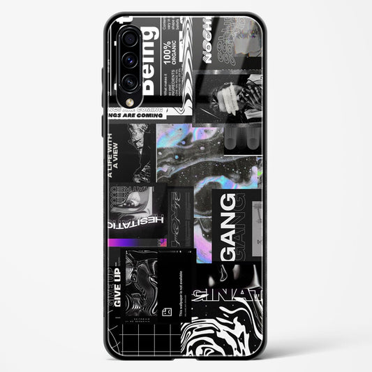 Anxiety Being - Samsung Galaxy A50 Glass Gripper Case