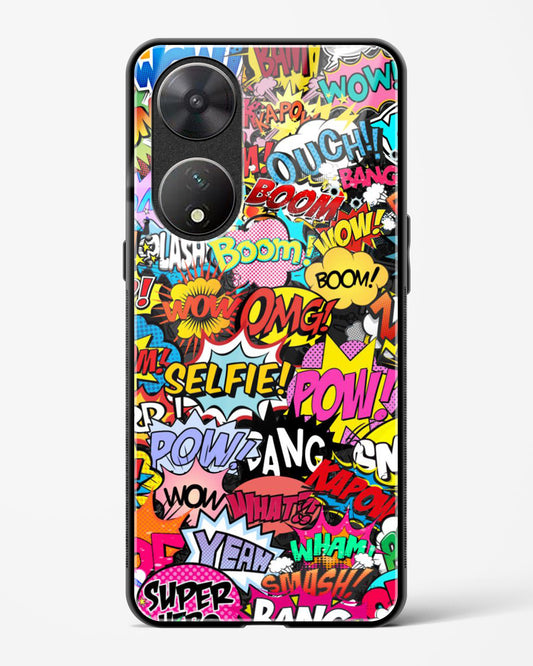 Comic Madness - Vivo T2 5G Glass Gripper Case