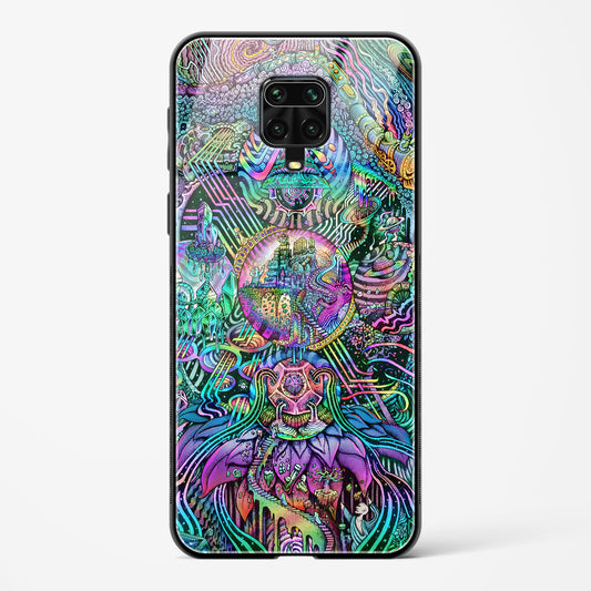 Trippy Galaxy  - Redmi Note 9 Pro Max Glass Gripper Case