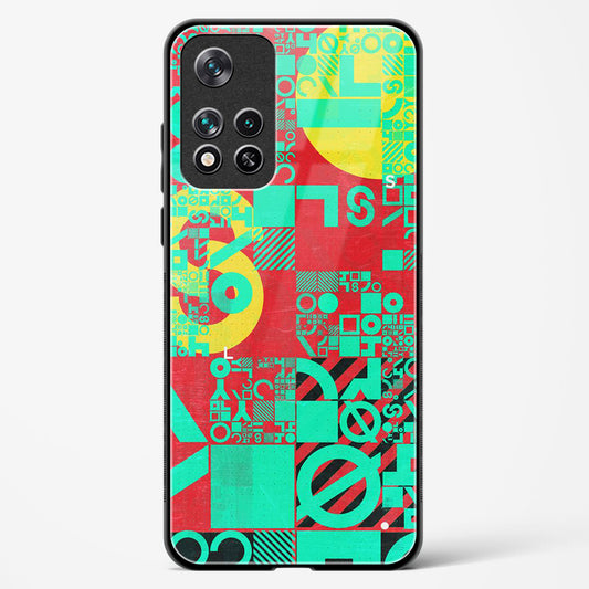 Orient Abstract - Redmi Note 11T 5G Glass Gripper Case