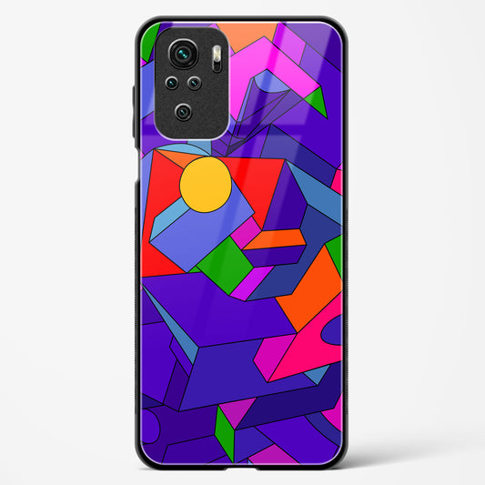 Geometric Chroma  - Redmi Note 10s Glass Gripper Case