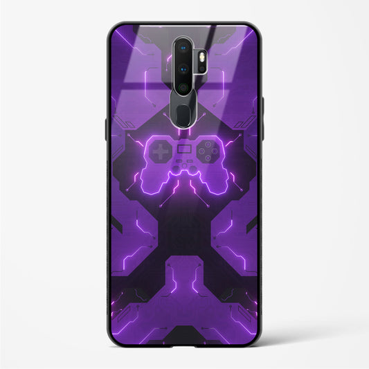 Violet Vortex - Oppo A5 2020 Glass Gripper Case