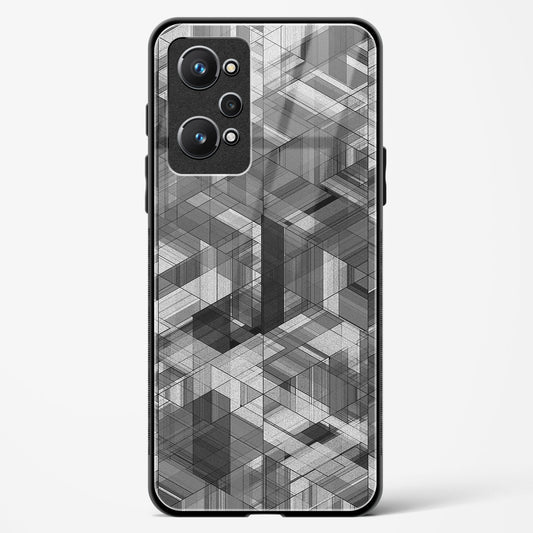 Black Diamond Grid - Realme GT Neo 2 Glass Gripper Case