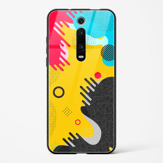 boho abstract - Redmi K20 Pro Glass Gripper Case