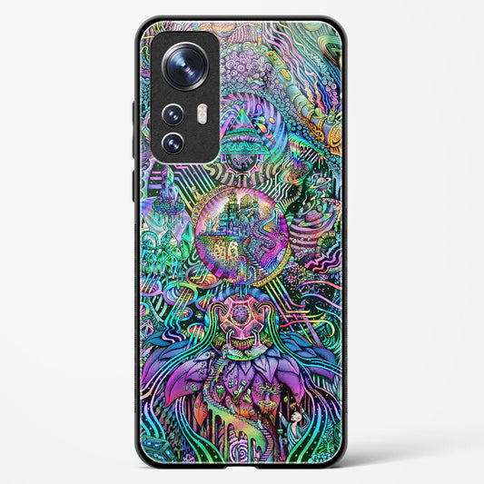 Trippy Galaxy  - Xiaomi 12 Pro 5G Glass Gripper Case