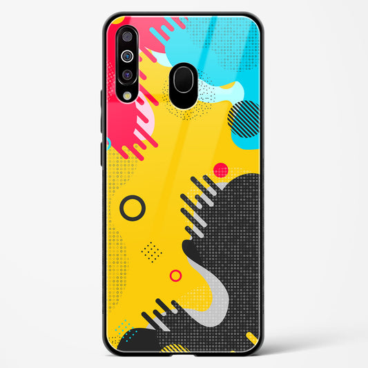 Boho Abstract - Samsung Galaxy M30 Glass Gripper Case