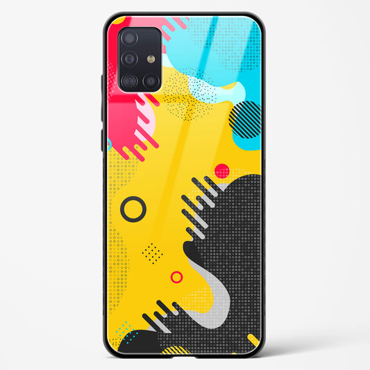 Boho Abstract - Samsung Galaxy A51 Glass Gripper Case