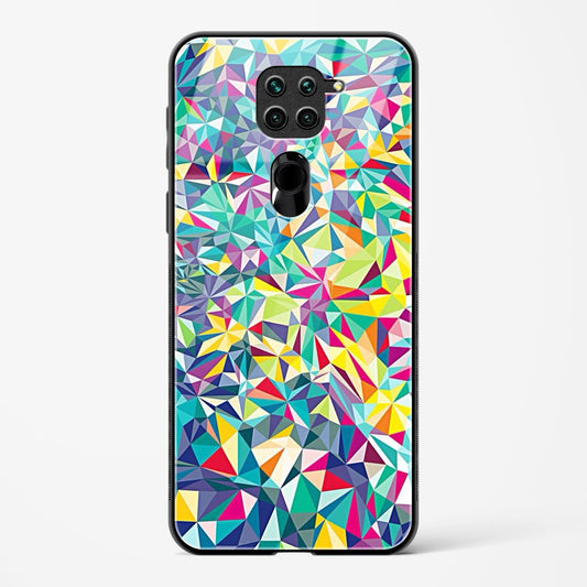 colorful geometric abstract - Redmi Note 9 Glass Gripper Case