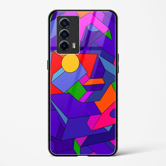 Geometric Chroma  - Vivo iQOO Z5 Glass Gripper Case