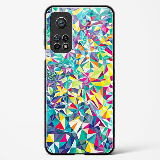 colorful geometric abstract - Mi 10T Pro Glass Gripper Case