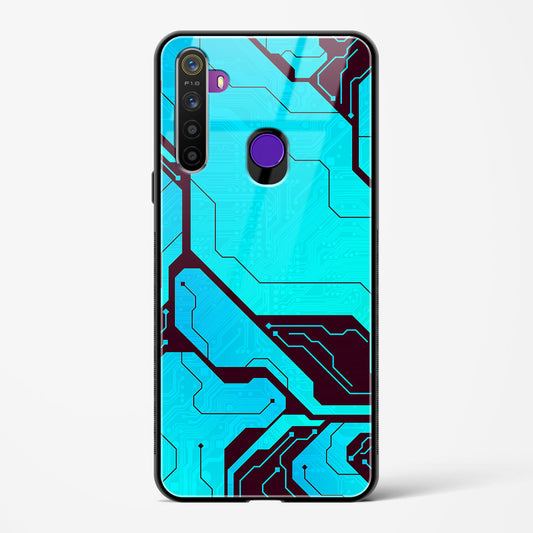 Oceanic Odyssey - Realme 5s Glass Gripper Case