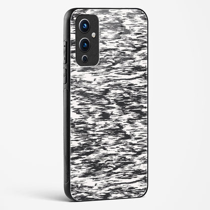 Black and White Glitch OnePlus OnePlus 9 Glass Gripper Case