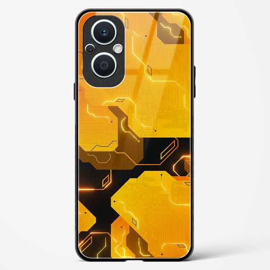 Solar Flare - Oppo F21 Pro 5G Glass Gripper Case