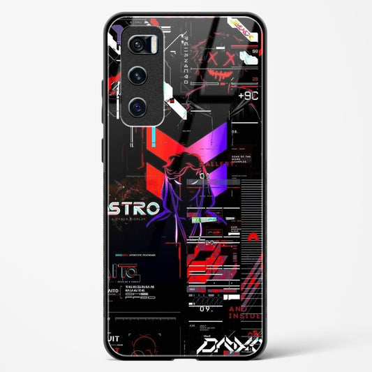 Cyber Boy Red - Vivo V20 SE Glass Gripper Case