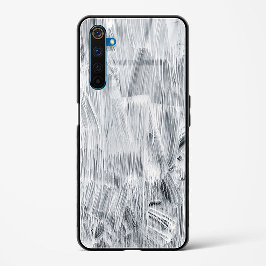 white paint - Realme 6 Pro Glass Gripper Case