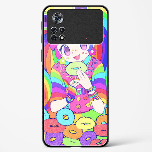 Kawaii Girl Art - POCO X4 Pro 5G Glass Gripper Case