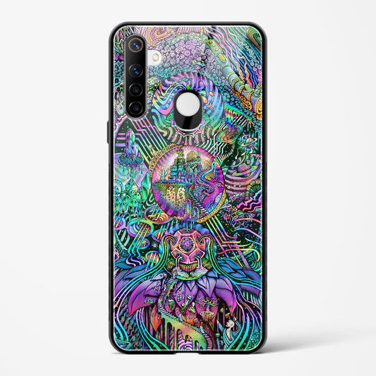 Trippy Galaxy  - Realme Narzo 10 Glass Gripper Case