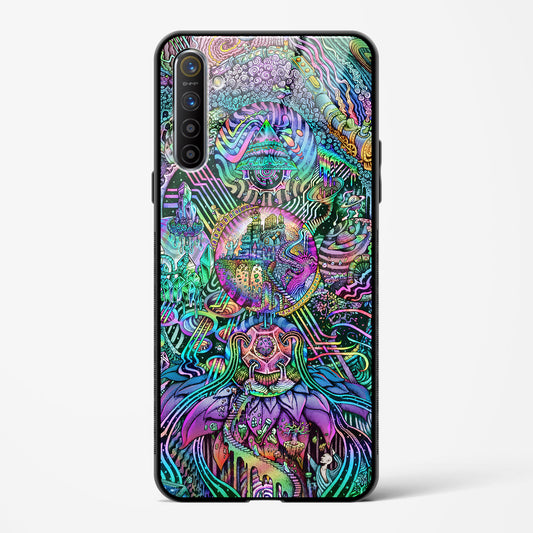 Trippy Galaxy  - Oppo K5 Glass Gripper Case