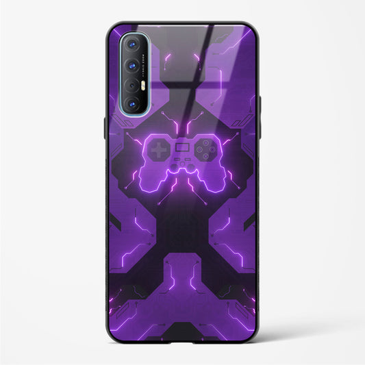 Violet Vortex - Oppo Reno 3 Pro Glass Gripper Case