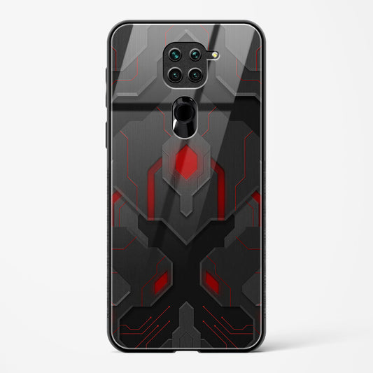 Obsidian Inferno - Redmi Note 9 Glass Gripper Case