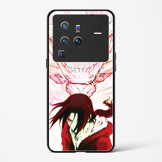 Crimson Gaze - Vivo X80 Pro 5G Glass Gripper Case